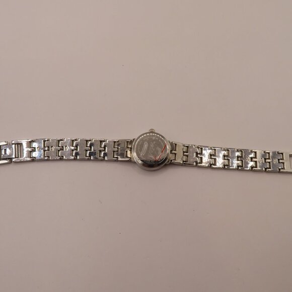 Mudd Watch Ladies SIlver Tone Rhinestones - Picture 5 of 7